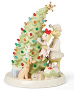 Lenox Grinch Trimming The Tree Lighted LED Figurine Grinchmas Cindy Lou Max NEW0
