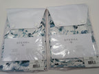 Sferra Duchesse Blue Queen Duvet Set 3PC Floral Cotton Print Reverses Italy NEW16