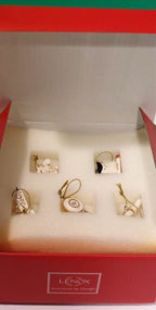 Lenox Graduation Miniature Tree Ornaments Set Of 10 Diploma Cap Owl Award NEW2