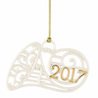Lenox 2017 French Horn Ornament Annual A Year To Remember Pierced Christmas NEW0