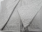 Sferra Catella Queen Grey Duvet Cover Squares Cotton Sateen Jacquard Italy NEW8