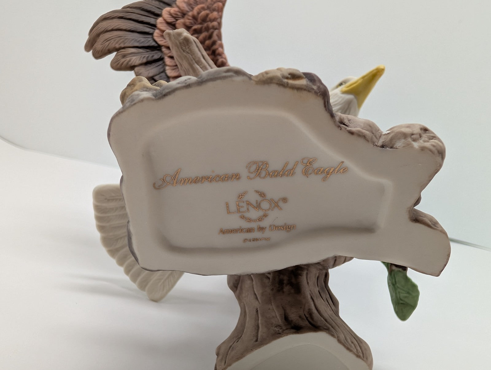 Lenox American Bald Eagle Figurine Bird Patriotic USA Wings Spread Perched NEW4