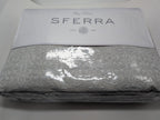 Sferra Veroli Ice Queen Coverlet Sham Set 4PC Textured Tile Cotton Italy NEW11