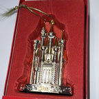 Lenox Disney 2019 Princess Cinderella's Castle Ornament Silver Christmas NEW3