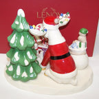 Lenox  Marcel The Moose Christmas Party Figurine Bag Of Toys Rabbit Owl Tree NEW8
