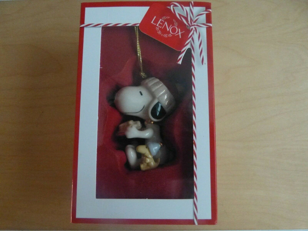 Lenox 2019 Peanuts Snoopy Dog Treats Ornament With Woodstock Bones Christmas NEW1