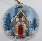 Lenox 2019 Our First Home Ornament 1st Glass Gingerbread House Christmas NEW0