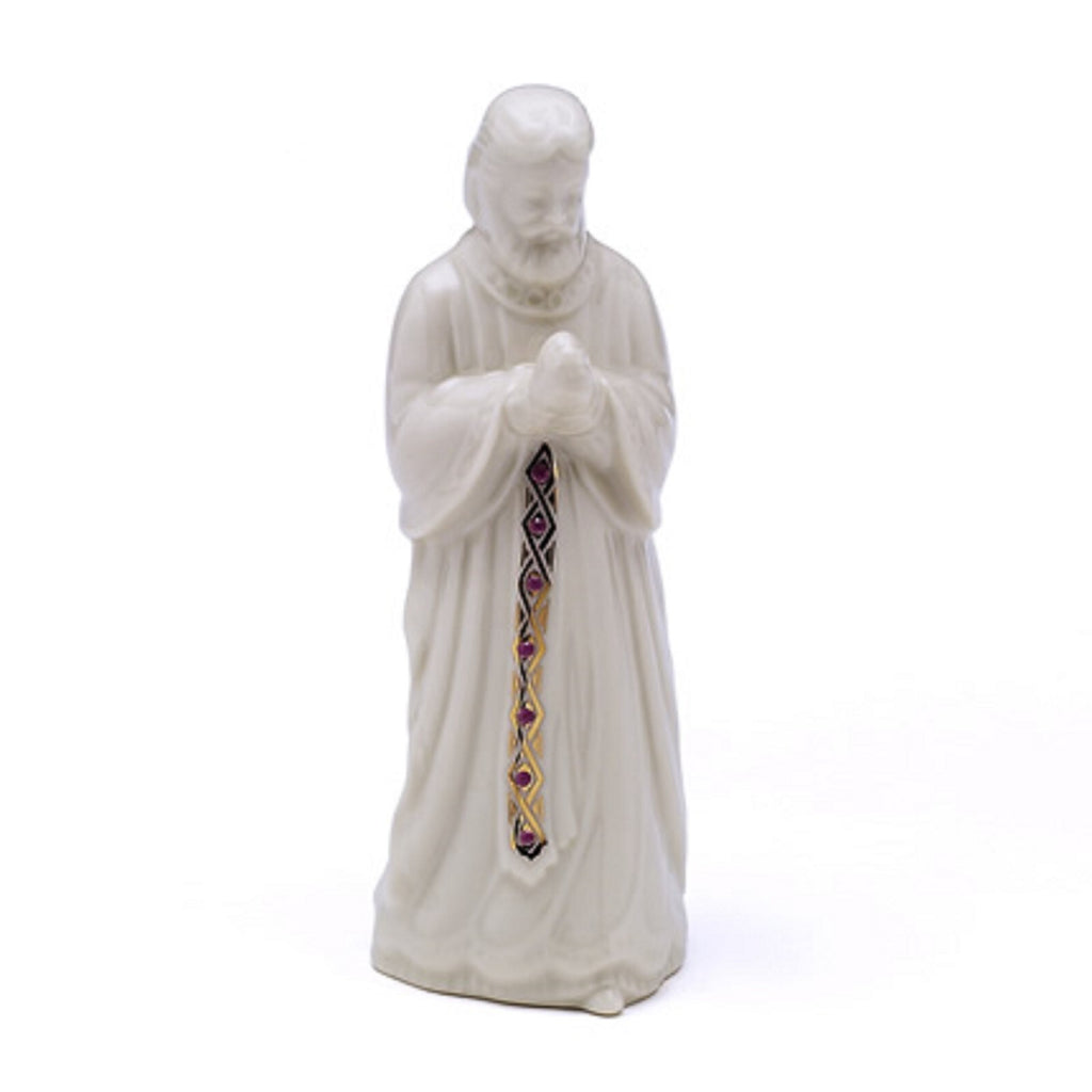 Lenox China Jewels Saint Joseph Figurine Nativity 1st Quality Enamel Dots NEW2