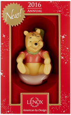 Lenox Disney Winnie The Pooh Ornament Tube Sledding Fun With Pooh 2016 Gift NEW2