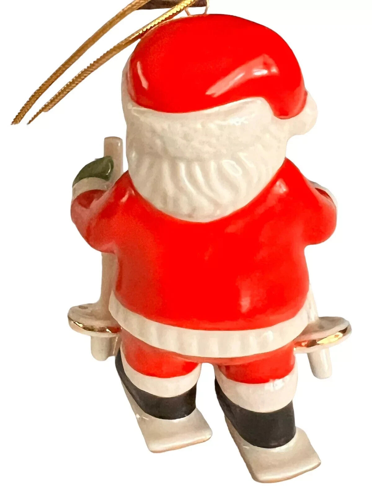 Lenox 2022 Santa Figurine Ornament Annual On Skis Wooly Warm Christmas Gift NEW4