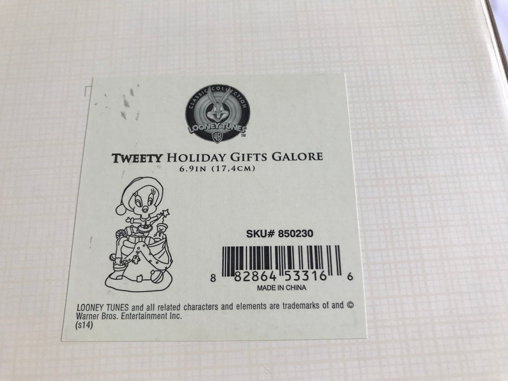 Lenox Tweety's Holiday Gifts Galore Bird Figurine Looney Tunes Christmas COA NEW5
