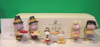 Lenox Peanuts Thanksgiving Figurines 6PC Pilgrim Dinner Snoopy Charlie Brown NEW4