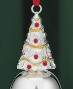 Lenox 2025 Musical Bell Ornament Plays We Wish You A Merry Christmas Silver NEW7
