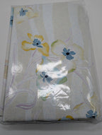 Yves Delorme Ondee King Duvet Multi Floral Print Cotton Percale Reversible NEW4
