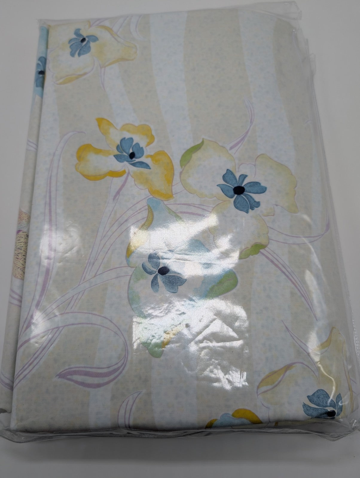 Yves Delorme Ondee King Duvet Multi Floral Print Cotton Percale Reversible NEW4