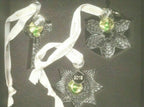 Waterford Crystal Ornament Set Cross Snowflake Star Christmas 4003444 NEW IN BOX1