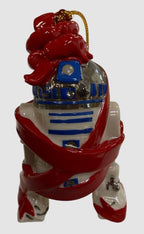 Lenox Disney R2-D2 Star Wars Droid Ornament Figurine Red Ribbon Christmas NEW3