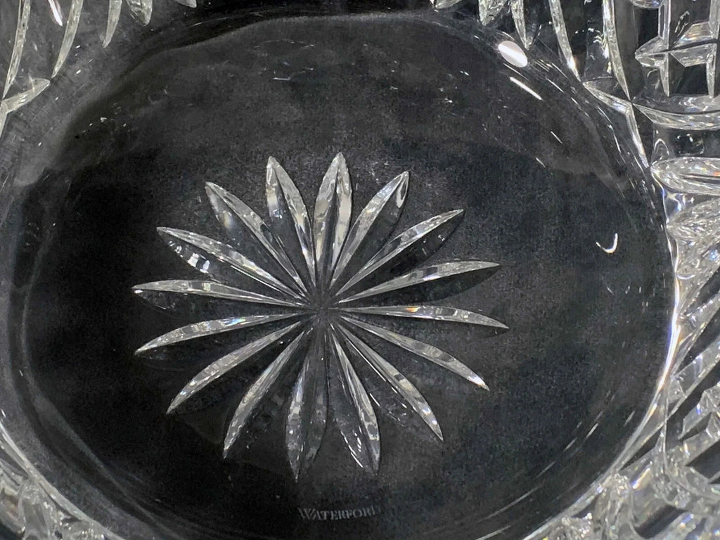 Waterford Crystal Irish Stone Circle Bowl 10" Rosettes Curtis Ireland NEW IN BOX7