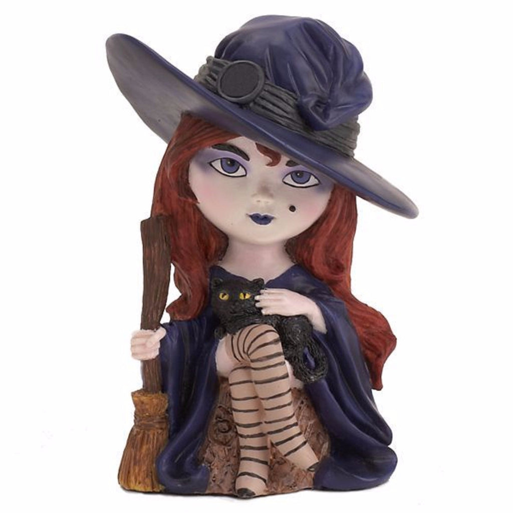 Lenox Halloween Lighted Witch Water Globe Figurine Winnie Spiders Black Cat NEW3