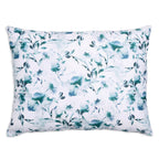 Sferra Duchesse Blue Queen Duvet Set 3PC Floral Cotton Print Reverses Italy NEW8