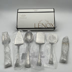 Lenox Fonthill Serving Utensil Set 6 PC Hostess Flatware 18/10 Stainless NEW1