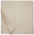 Sferra Veroli Khaki King Coverlet Textured Tile Motif 100% Cotton Italy NEW2