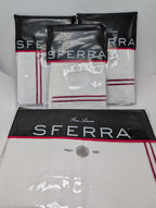 Sferra Grande Hotel King Duvet Set 4PC  Berry Egyptian Cotton Percale Italy NEW0