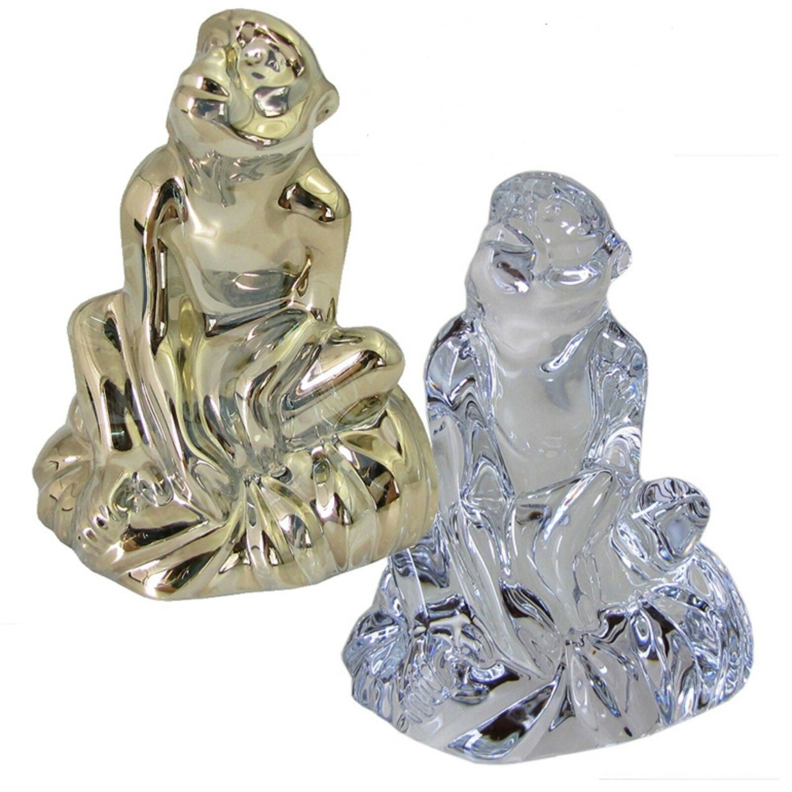 Baccarat Crystal Zodiac Monkey Figurine 2016 Chinese Paperweight Gift France NEW5