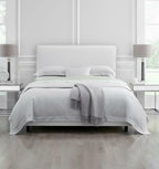 Sferra Idetta Ice Standard Sham Mosaic Design Jacquard Cotton Sateen Italy NEW1