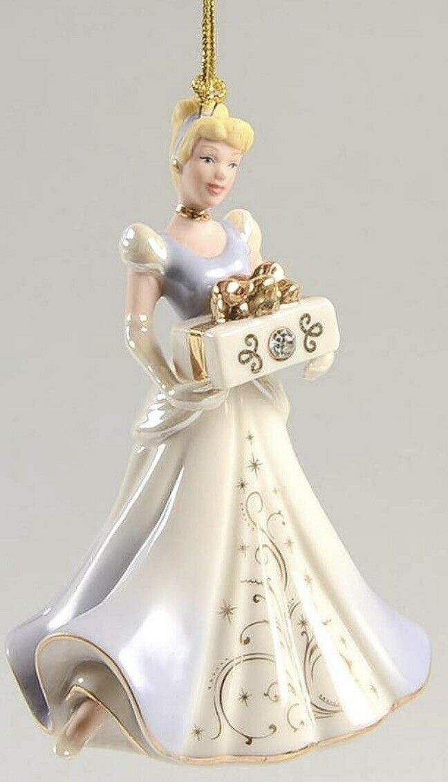 Lenox Disney Princess Cinderella Figurine Ornament  Gem Gift Box Christmas NEW9