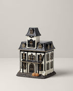 Lenox Halloween Lighted Haunted House Figurine Black Cat Pumpkin Owl Vintage NEW1