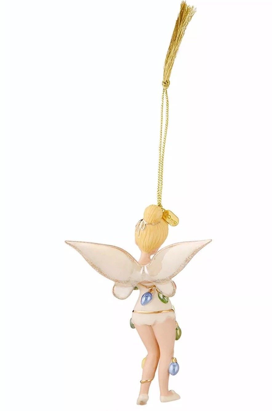 Lenox Disney 2016 Tinkerbell Ornament Figurine Annual All Wrapped Up Fairy NEW2