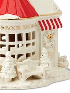 Lenox Mistletoe Park Lighted Book Store Figurine Village Treasures Christmas NEW11