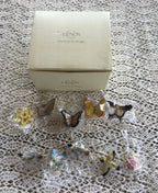 Lenox Spring Miniature Tree Ornaments 10 With Tree Flower Bird Butterflies NEW7