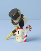 Lenox 2025 Peanuts Snoopy & Woodstock Ornament Candy Cane Beagle Christmas NEW2