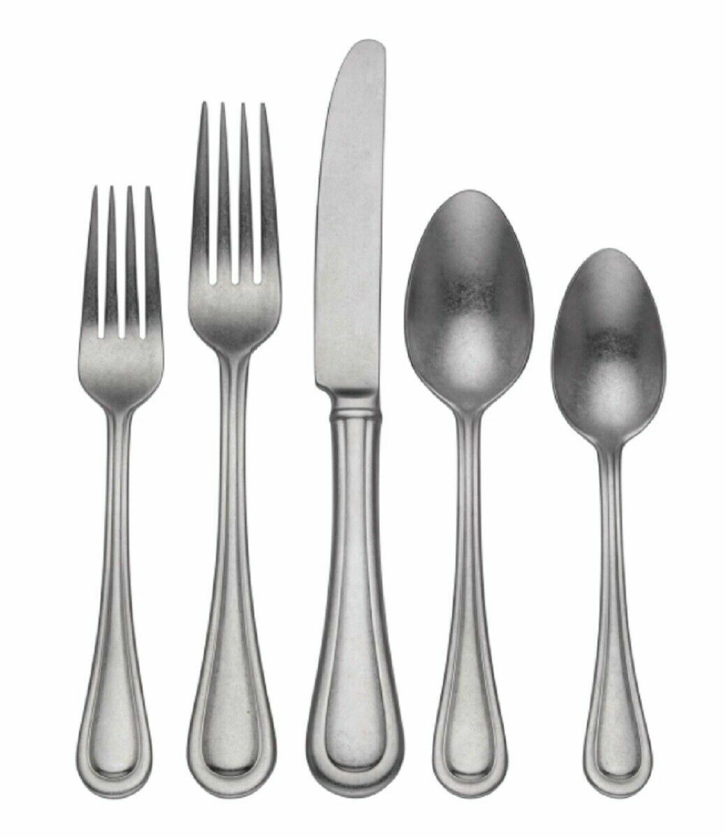 Lenox Shelby 50 Piece Flatware Set Service for 8 Stainless 18/10 Continental NEW1