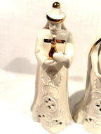 Lenox Divine Light Three Kings Figurines Lighted Nativity Pierced 3 Wise Men NEW7