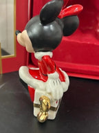 Lenox Disney 2024 Minnie Mouse Figurine Ornament Sitting On Gift NEW7