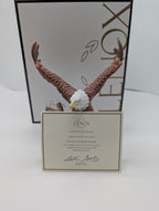 Lenox American Bald Eagle Figurine Bird Patriotic USA Wings Spread Perched NEW2