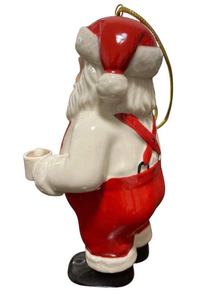 Lenox 2017 Santa Figurine Ornament Annual Cookies For Claus Cocoa Christmas NEW3
