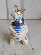Lenox Disney R2-D2 Star Wars Droid Ornament Figurine White Bow Christmas NEW5