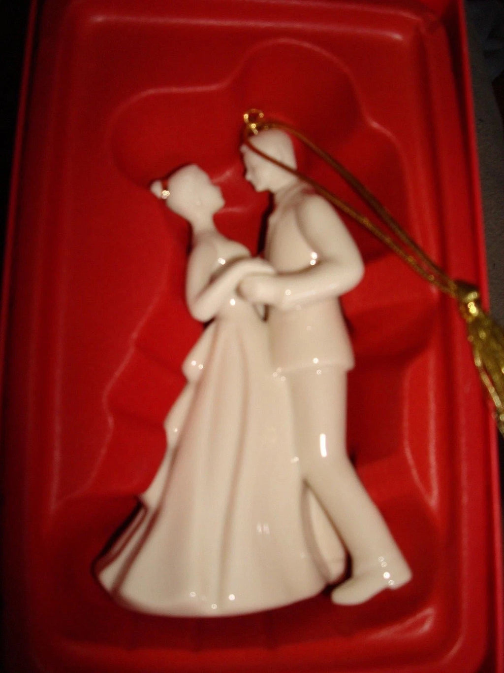 Lenox 2016 Bride & Groom Figurine Wedding Ornament  Always Forever Christmas NEW5
