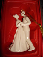 Lenox 2016 Bride & Groom Figurine Wedding Ornament  Always Forever Christmas NEW5