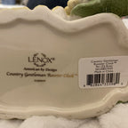 Lenox Rooster Clock Figurine Country Gentleman Colorful Sunflowers Quartz 9" NEW4
