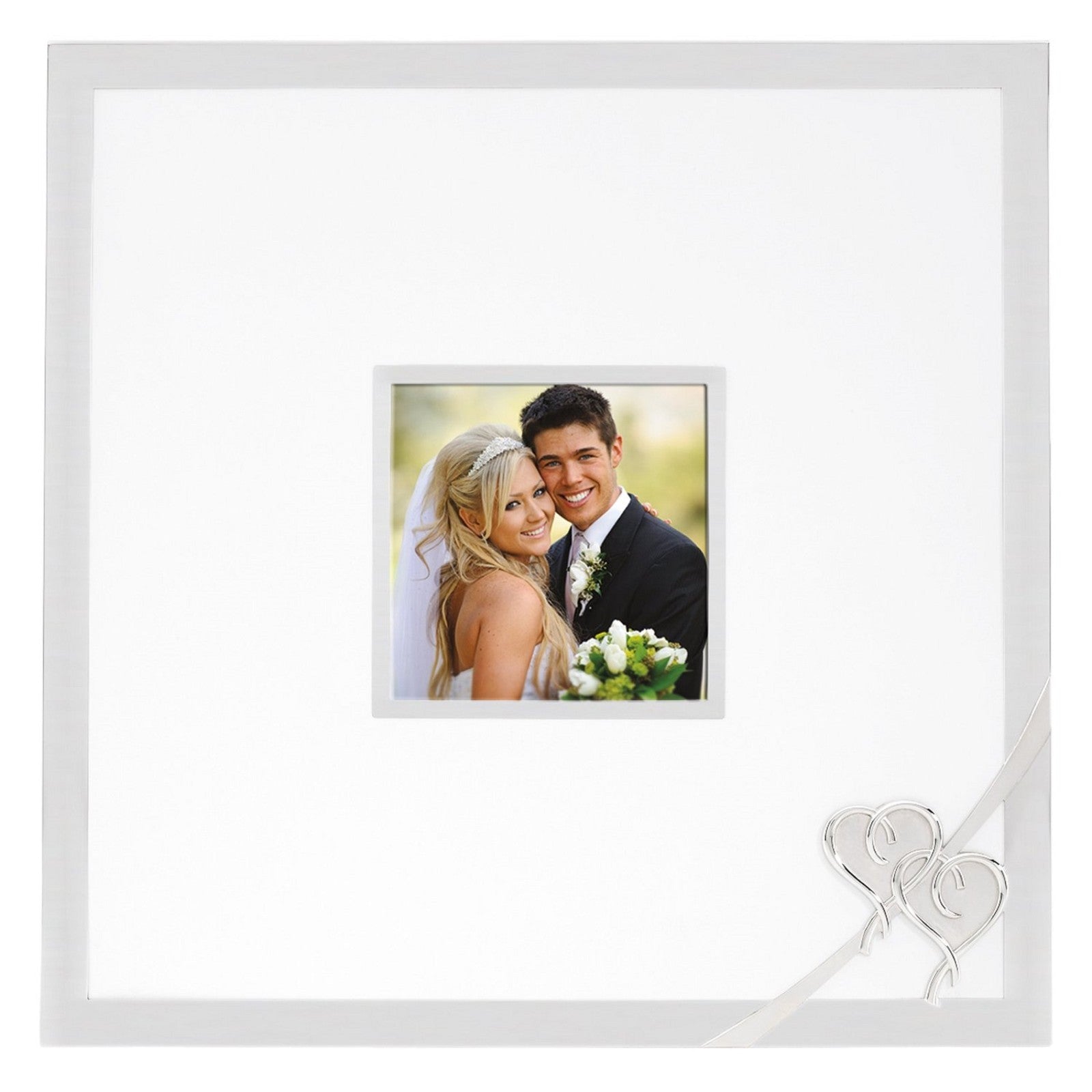 Lenox Wedding True Love Signature Photo Frame Autograph Party Guest Hearts NEW0