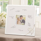 Lenox Wedding True Love Signature Photo Frame Autograph Party Guest Hearts NEW1