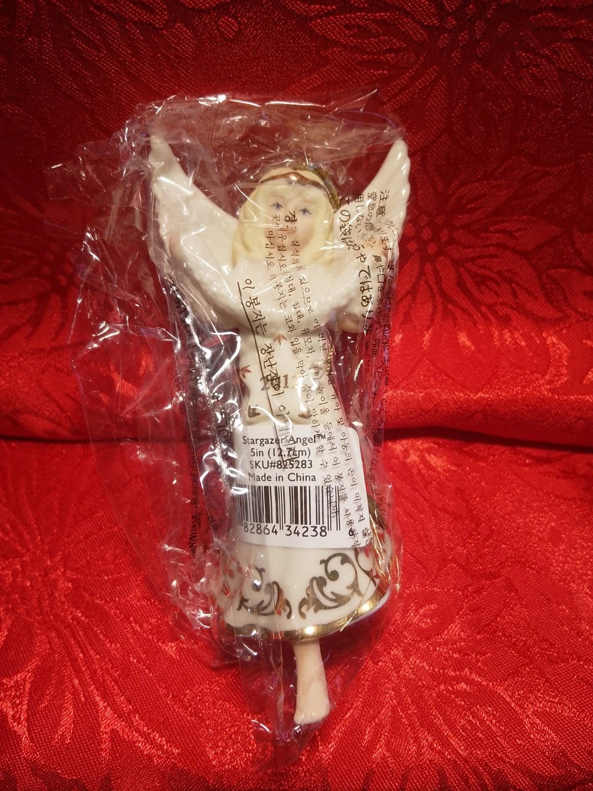 Lenox 2012 Angel Stargazer Figurine Ornament Annual Blonde Star Christmas NEW9
