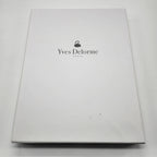 Yves Delorme Visible Beige Throw Blanket Baby Alpaca Border 51"x67" Gift BOX NEW6
