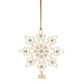 Lenox 2025 Gemmed Snowflake Ornament Annual Icy Blue Crystals Christmas Gift NEW0