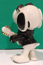 Lenox Peanuts Rockin Elvis Snoopy Figurine Cool Guitar Sunglasses Beagle COA NEW6